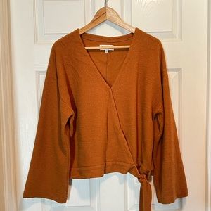 Texture & Thread wrap shirt - Cedar